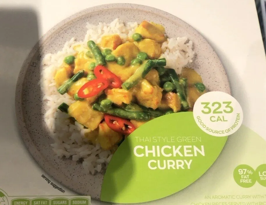 Thai style chicken curry