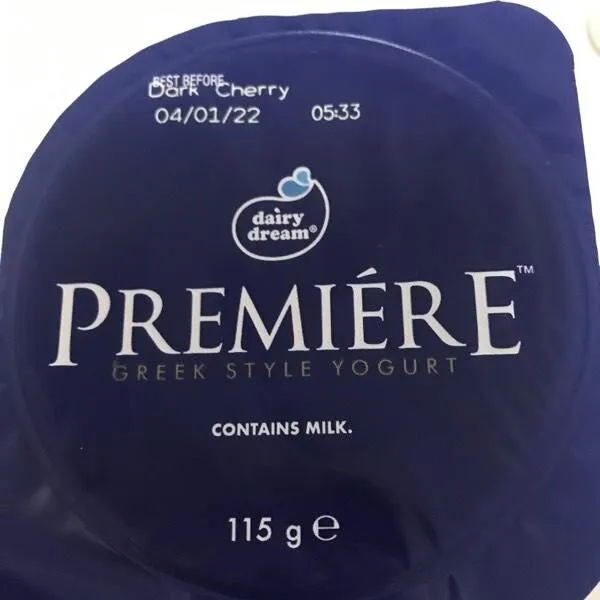 Greek style yogurt