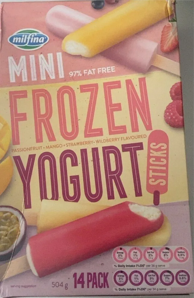 Frozen Yogurt Sticks