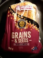 Grains and seeds wholemeal sliced