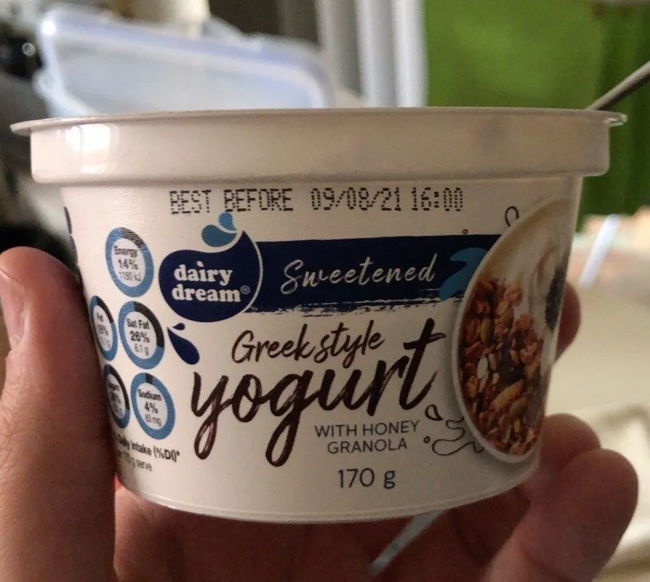 Greek Style Yogurt with Honey Granola