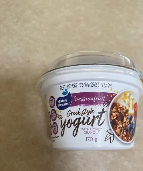 YOGURT WITH HONEY GRANOLA