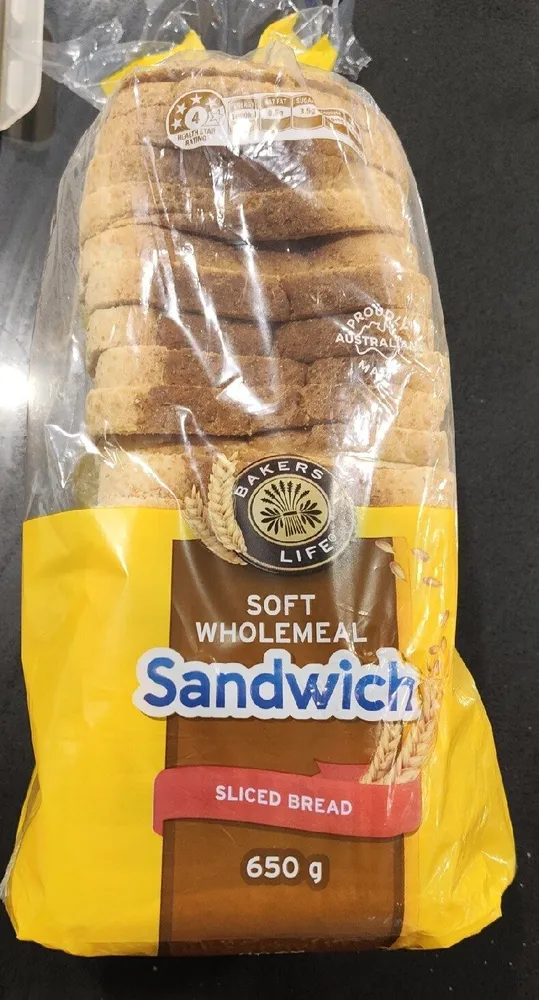 Soft Wholemeal Sandwich Bread