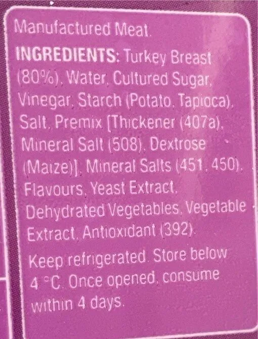Sliced Turkey