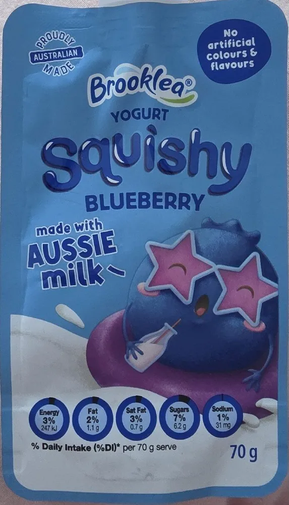 Yogurt squishy blueberry