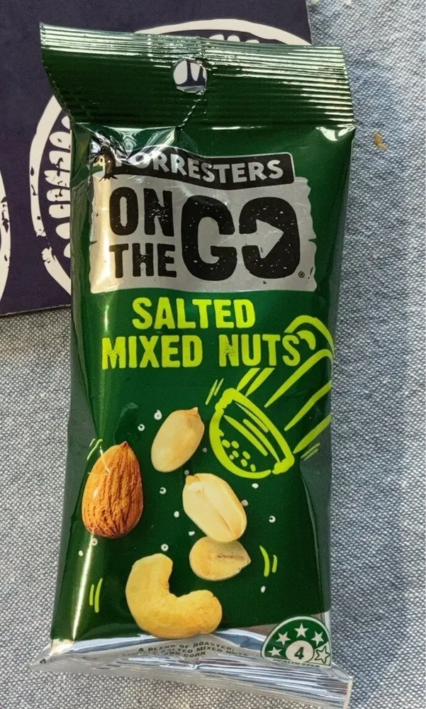 on the go salted mixed nuts