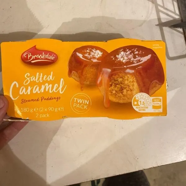 Salted caramel pudding