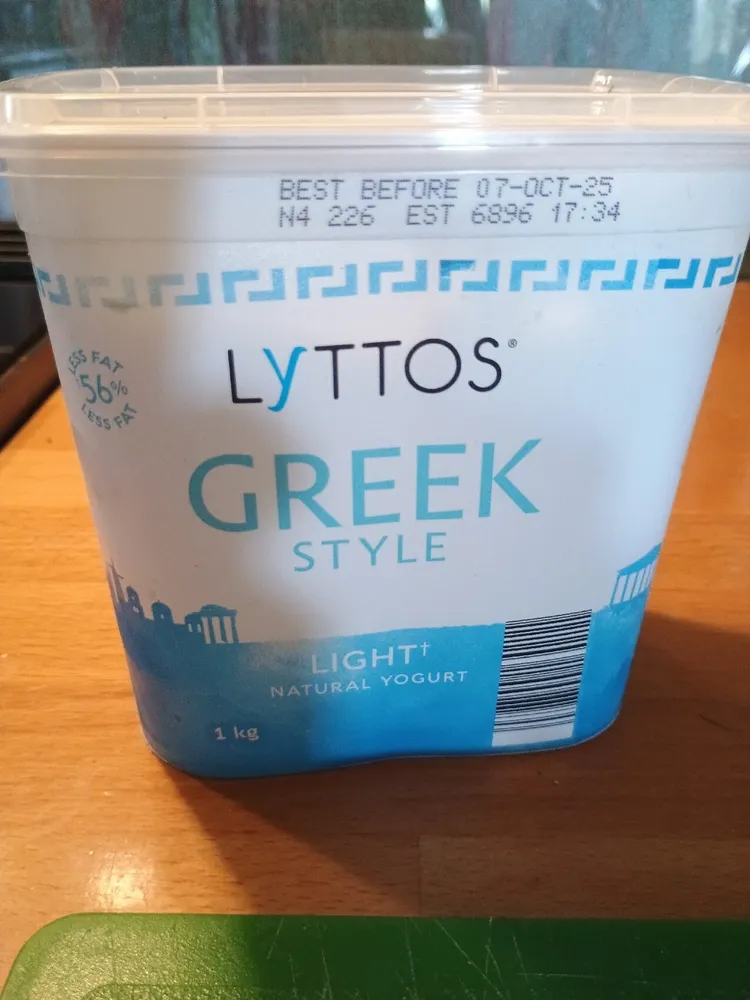 Greek Style Light Natural Yogurt
