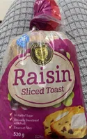 Raisin slice toast