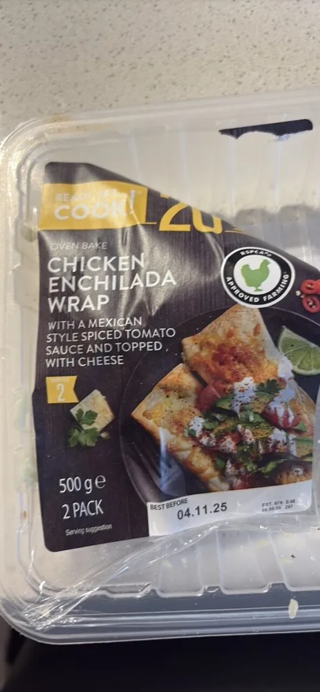 Chicken Enchilada Wrap