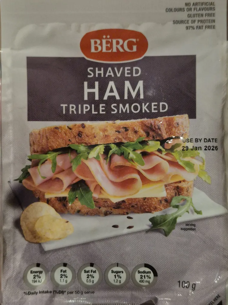 Shaved Ham Triple Smoked