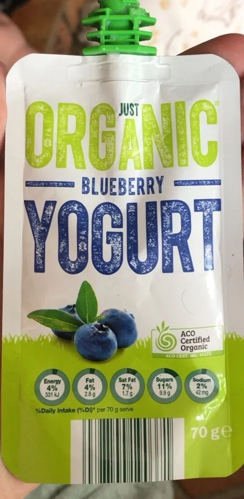 Blueberry yoghurt