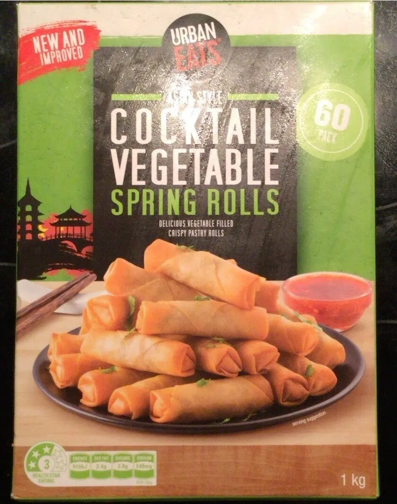 Vegetable spring rolls