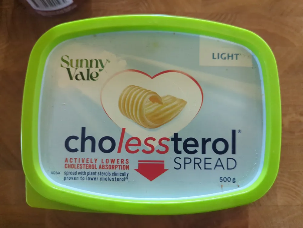 Light Cholesterol spread