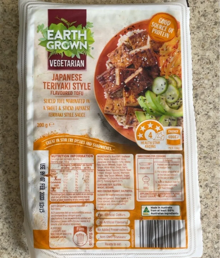 Tofu teriyaki