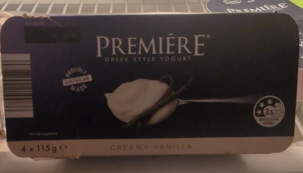 Vanilla Greek Style Yogurt