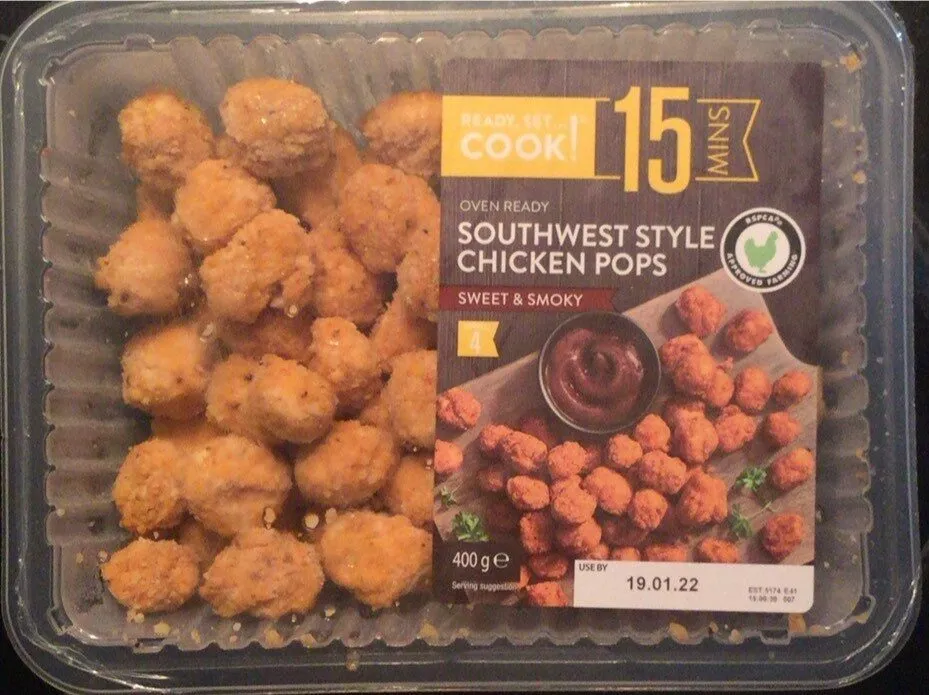 Southwest style chicken pops