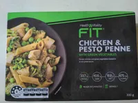 CHICKEN & PESTO PENNE WITH GREEN VEGETABLES