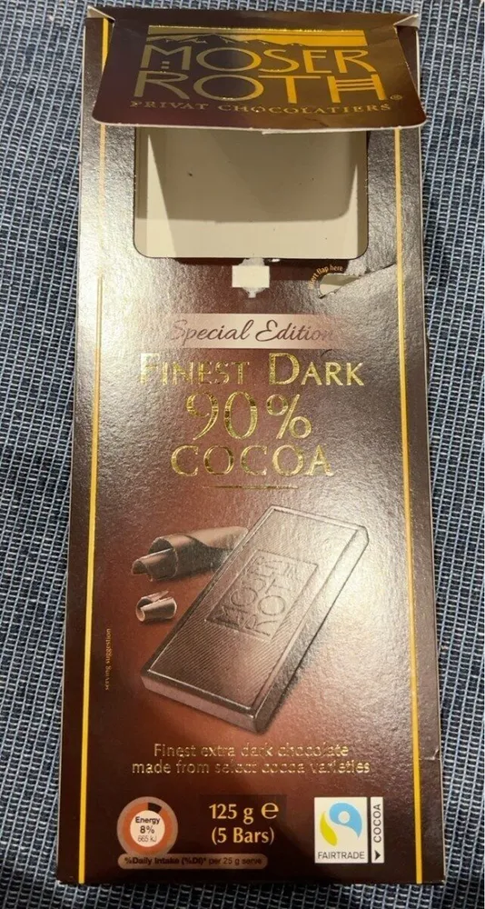 Dark Chocolate 90% Cocoa