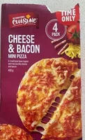 Cheese & bacon mini pizza