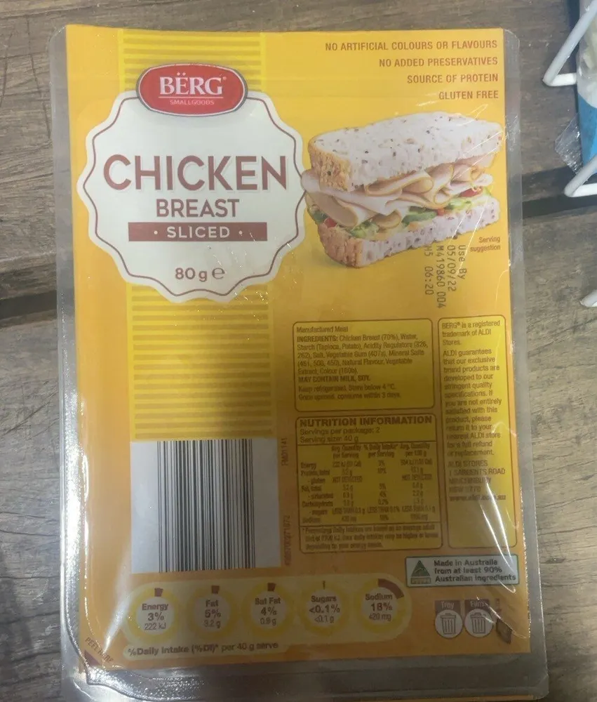 Sliced Chicken