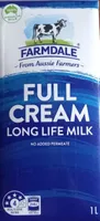 Full cream uht milk