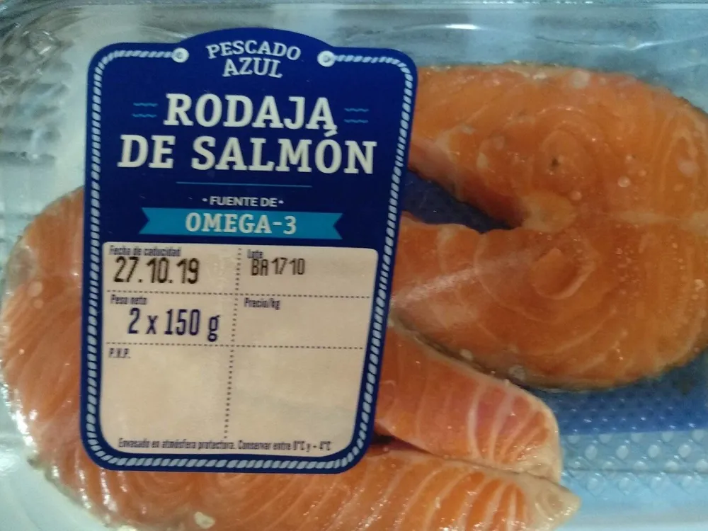 Rodaja de salmón