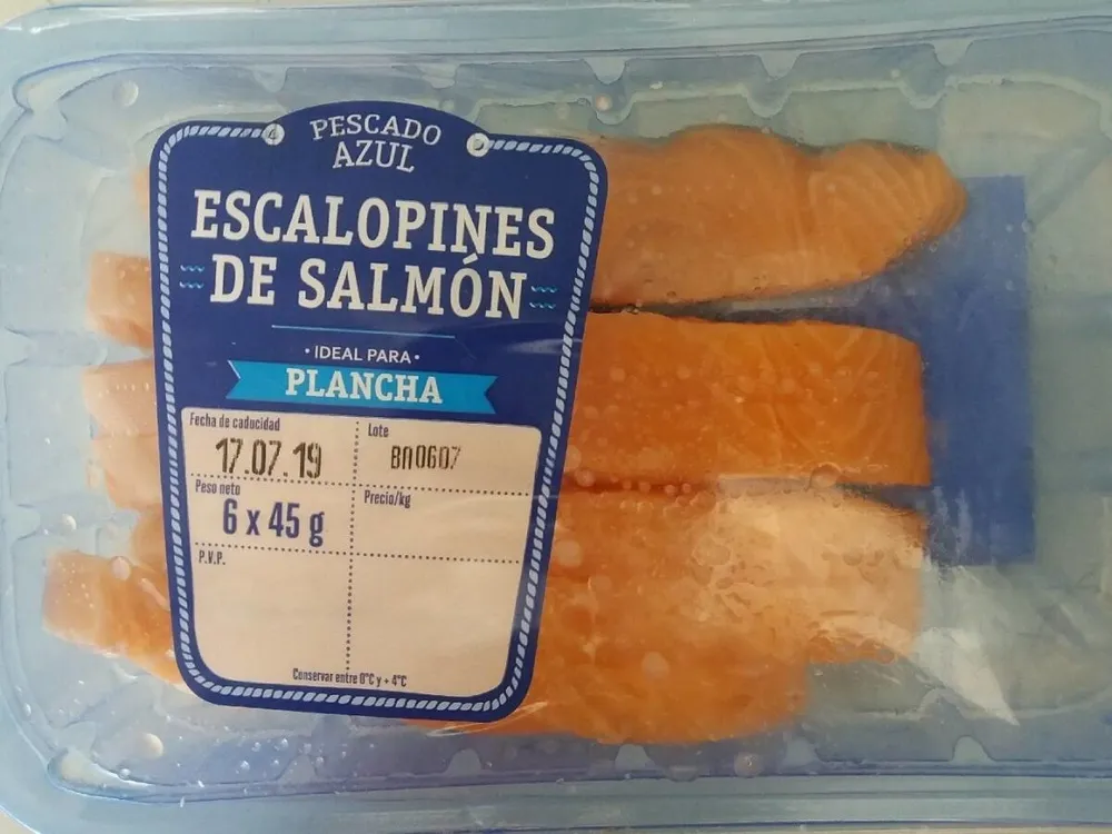 Escalopines de salmón