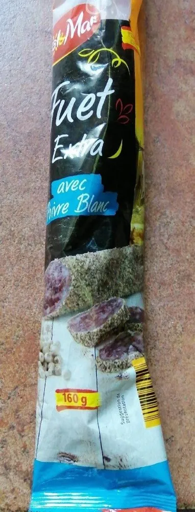 Fuet extra avec poivre blanc