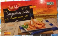 Crevettes entieres cuites