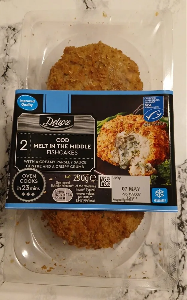 Cod Melt in the Middle Fishcakes