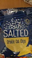 Salted crinkle cut chips
