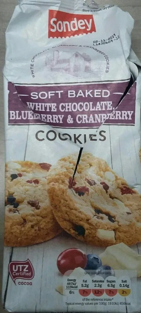 Soft baked cookies