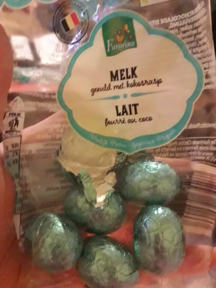 LAIT Fourré au coco