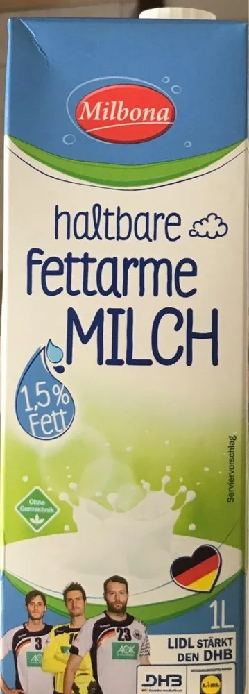 Haltbare fettarme Milch