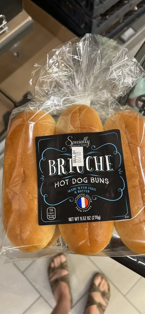 BRIOCHE HOT DOG BUNS
