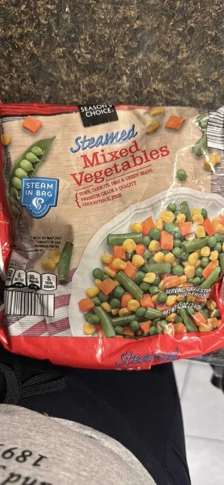Steamed Mixed Vegetables