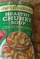 Chunky chicken noodle soup