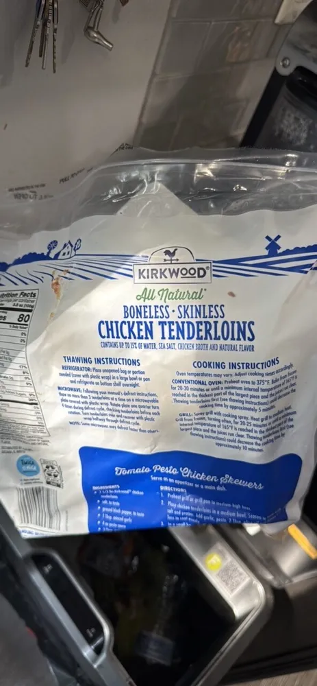 Boneless Skinless Chicken Tenderloins