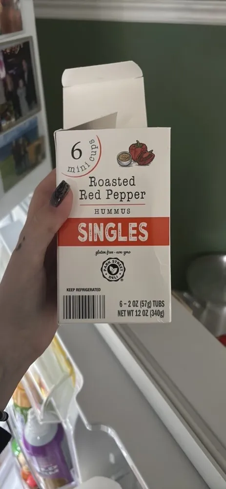 Roasted Red Pepper Hummus Singles