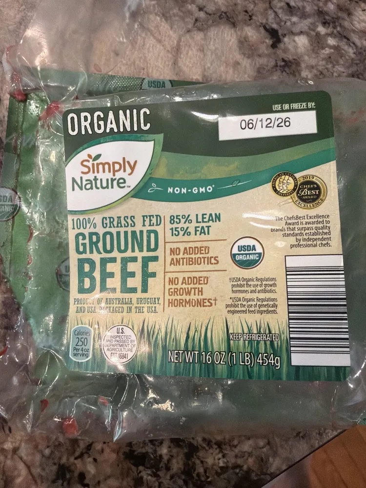 100% Grass Fed Ground Beef