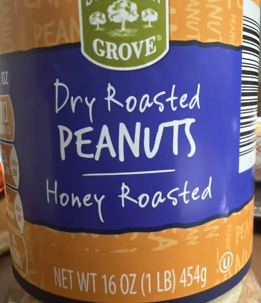 Dry Roasted Peanuts Honey Roasted