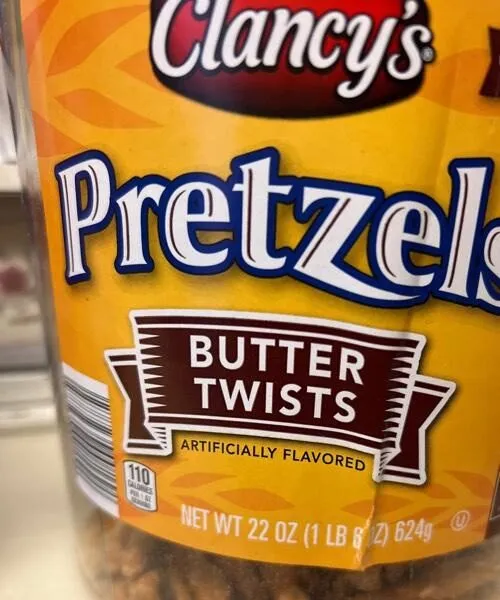 Pretzels butter twists