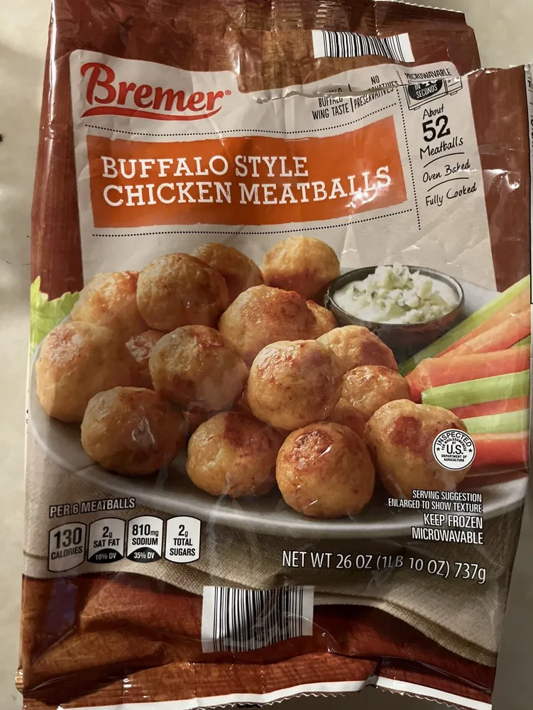 Buffalo Style Chicken Meatballs
