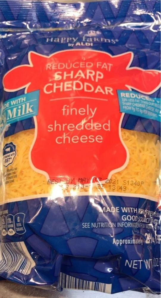 Reduced Fat Sharp Cheddar finely shredded cheese