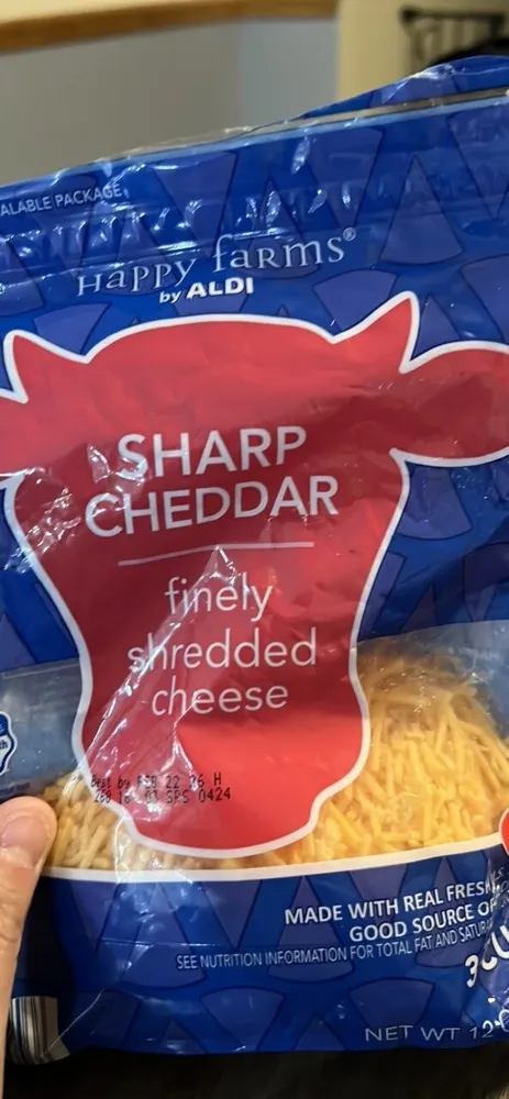Sharp Cheddar finely shredded cheese