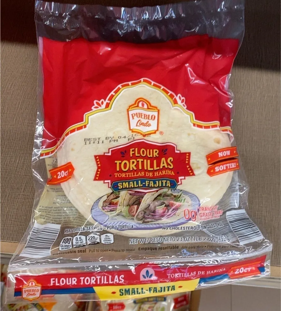 Flour Tortillas Small Fajita