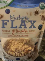 Blueberry flax whole granola grain