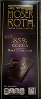 85% Cocoa Dark Chocolate