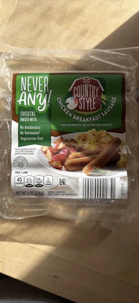 Country Style Chicken Breakfast Sausage